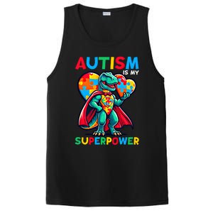 Autism Embrace Differences Dinosaur Trex Cute Puzzle Gift PosiCharge Competitor Tank