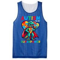 Autism Embrace Differences Dinosaur Trex Cute Puzzle Gift Mesh Reversible Basketball Jersey Tank