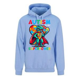 Autism Embrace Differences Dinosaur Trex Cute Puzzle Gift Unisex Surf Hoodie