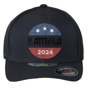 America Election Democrats Vote Harris 2024 President Flexfit Unipanel Trucker Cap