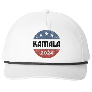 America Election Democrats Vote Harris 2024 President Snapback Five-Panel Rope Hat