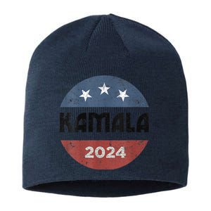 America Election Democrats Vote Harris 2024 President Sustainable Beanie