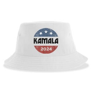 America Election Democrats Vote Harris 2024 President Sustainable Bucket Hat