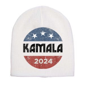 America Election Democrats Vote Harris 2024 President Short Acrylic Beanie