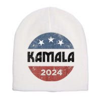 America Election Democrats Vote Harris 2024 President Short Acrylic Beanie