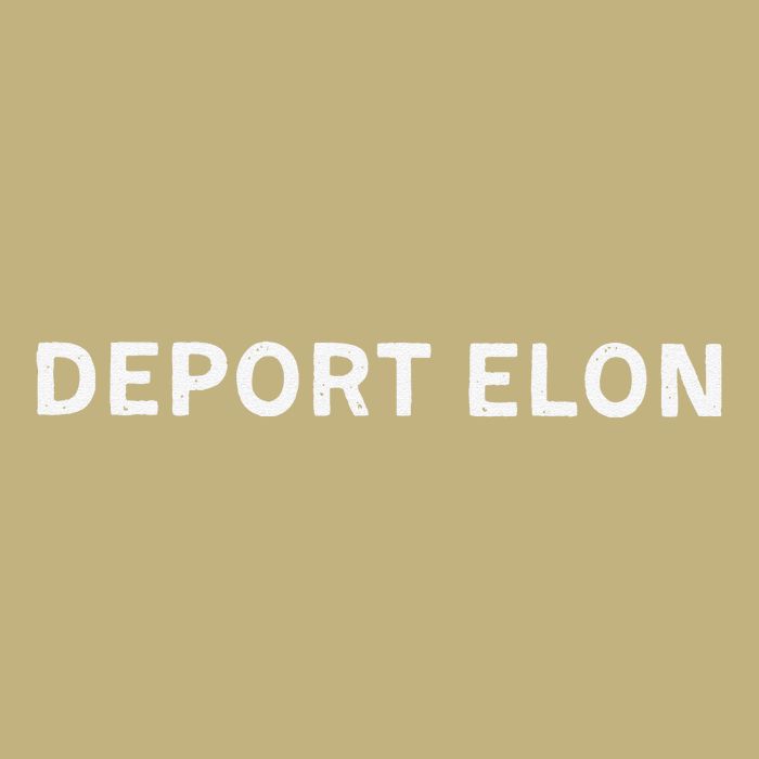 Anti Elon Deport Elon Fck Elon Gift Magnet