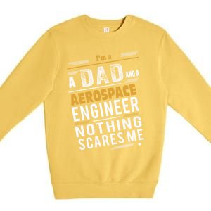 Aerospace Engineer Dad Gift Premium Crewneck Sweatshirt