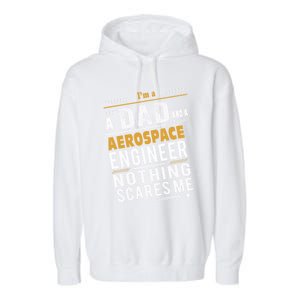 Aerospace Engineer Dad Gift Garment-Dyed Fleece Hoodie