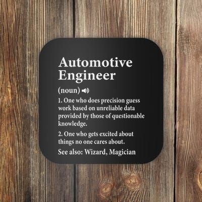 Automotive Engineer Definition For Auto Engineering Student Coaster