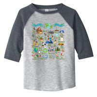 Alphabet Earth Day Every Day Abcs Save Planet Teacher Toddler Fine Jersey T-Shirt