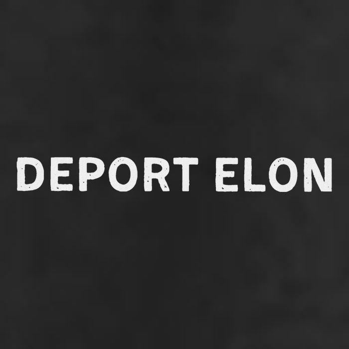 Anti Elon Deport Elon Fck Elon Golf Towel