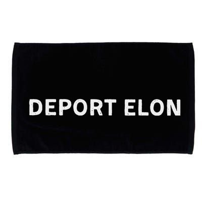Anti Elon Deport Elon Fck Elon Microfiber Hand Towel
