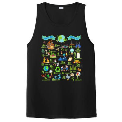 Alphabet Earth Day Every Day ABCs Save Planet Teacher PosiCharge Competitor Tank