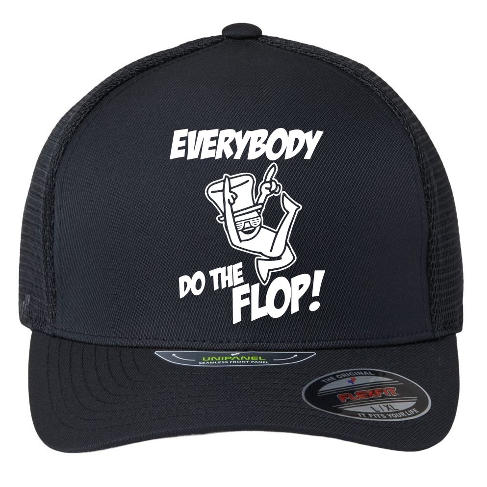 ASDF EVERYBODY DO THE FLOP(2) Flexfit Unipanel Trucker Cap