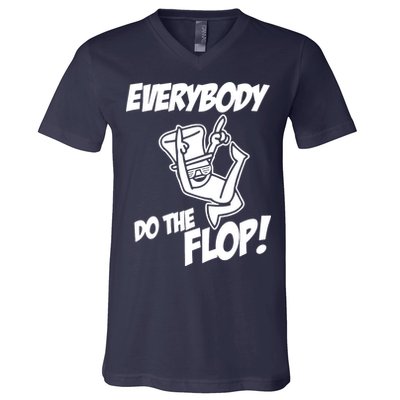 ASDF EVERYBODY DO THE FLOP(2) V-Neck T-Shirt