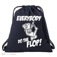 ASDF EVERYBODY DO THE FLOP(2) Drawstring Bag