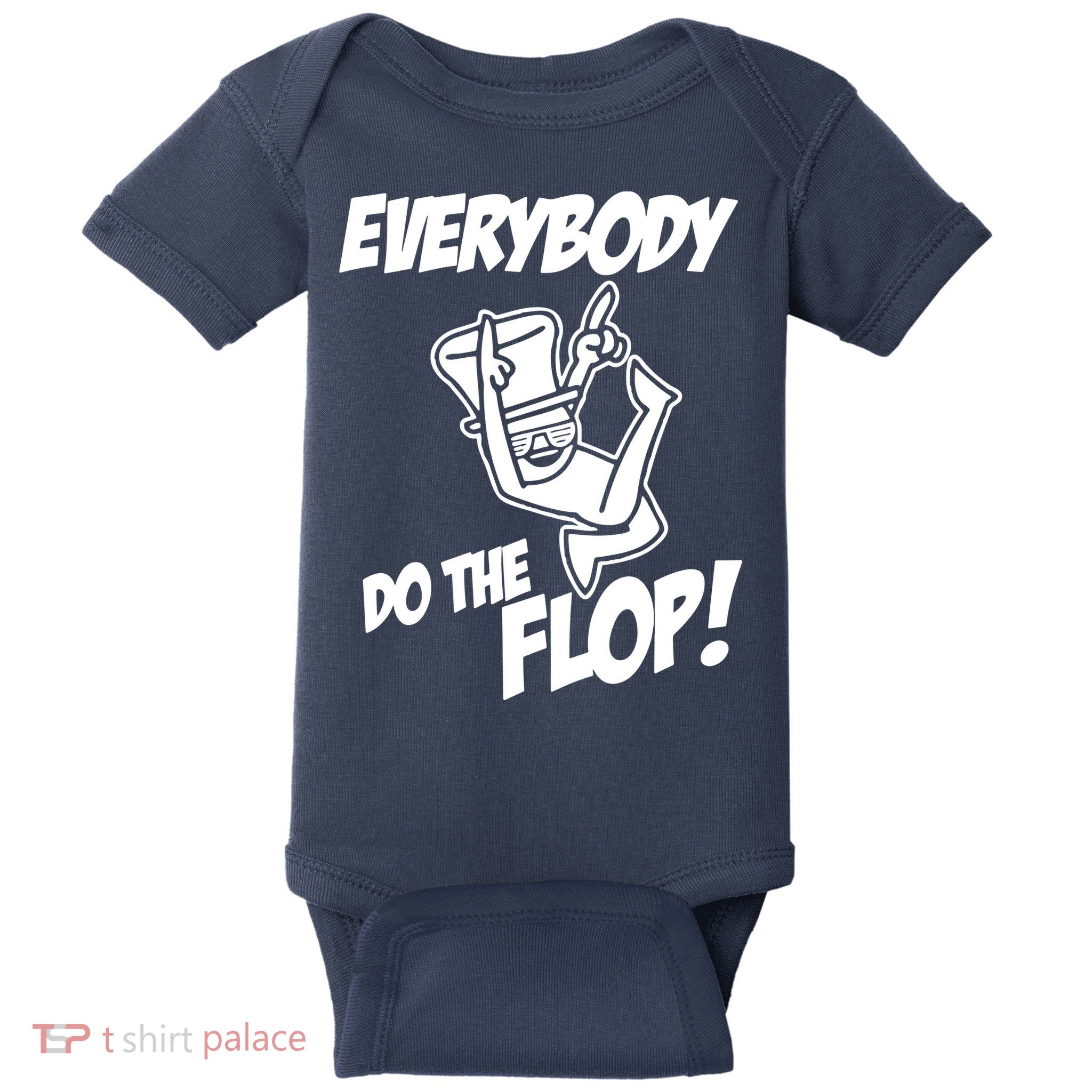 ASDF EVERYBODY DO THE FLOP(2) Baby Bodysuit
