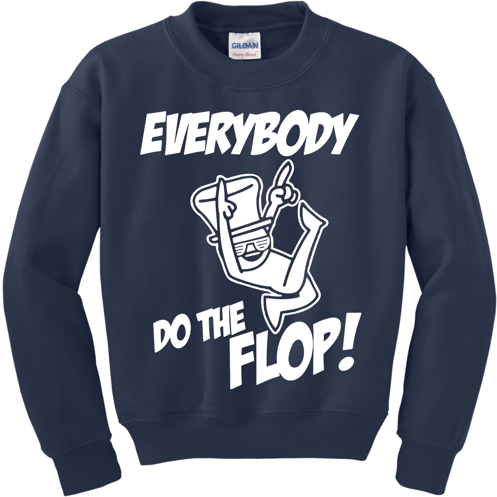 ASDF EVERYBODY DO THE FLOP(2) Kids Sweatshirt