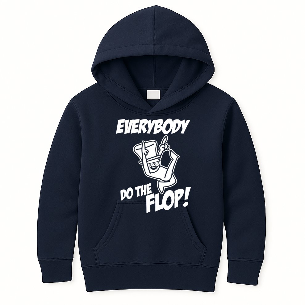 ASDF EVERYBODY DO THE FLOP(2) Kids Hoodie