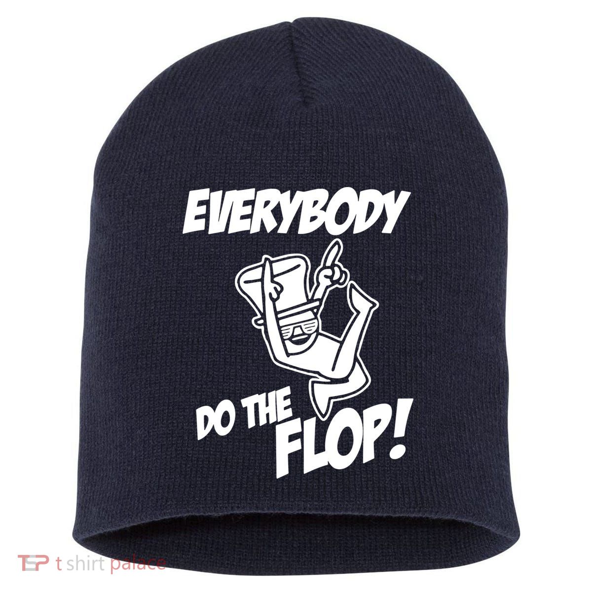 ASDF EVERYBODY DO THE FLOP(2) Short Acrylic Beanie
