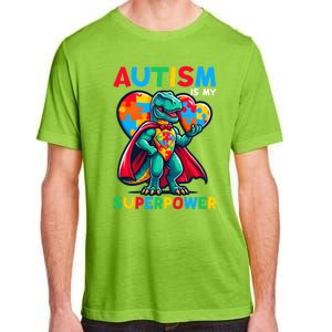 Autism Embrace Differences Dinosaur Trex Cute Puzzle Gift Adult ChromaSoft Performance T-Shirt