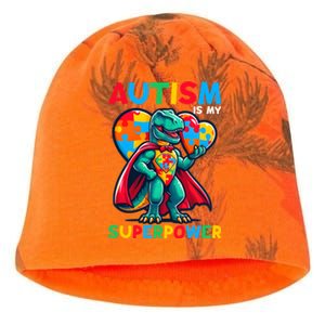 Autism Embrace Differences Dinosaur Trex Cute Puzzle Gift Kati - Camo Knit Beanie