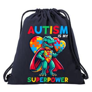 Autism Embrace Differences Dinosaur Trex Cute Puzzle Gift Drawstring Bag