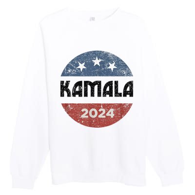 America Election Democrats Vote Harris 2024 President Premium Crewneck Sweatshirt