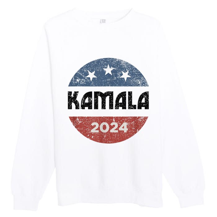 America Election Democrats Vote Harris 2024 President Premium Crewneck Sweatshirt