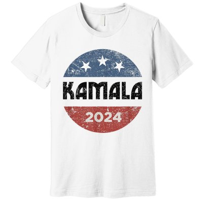 America Election Democrats Vote Harris 2024 President Premium T-Shirt