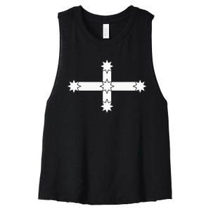 AUSTRALIAN EUREKA FLAG BATTLE OF THE EUREKA STOCKADE Women's Racerback Cropped Tank