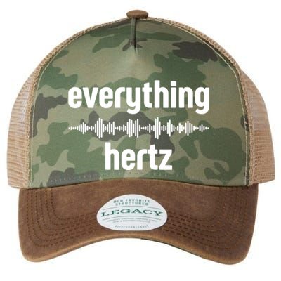 Audio Engineer Funny Sound Guy Studio Music Everything Hertz Legacy Tie Dye Trucker Hat