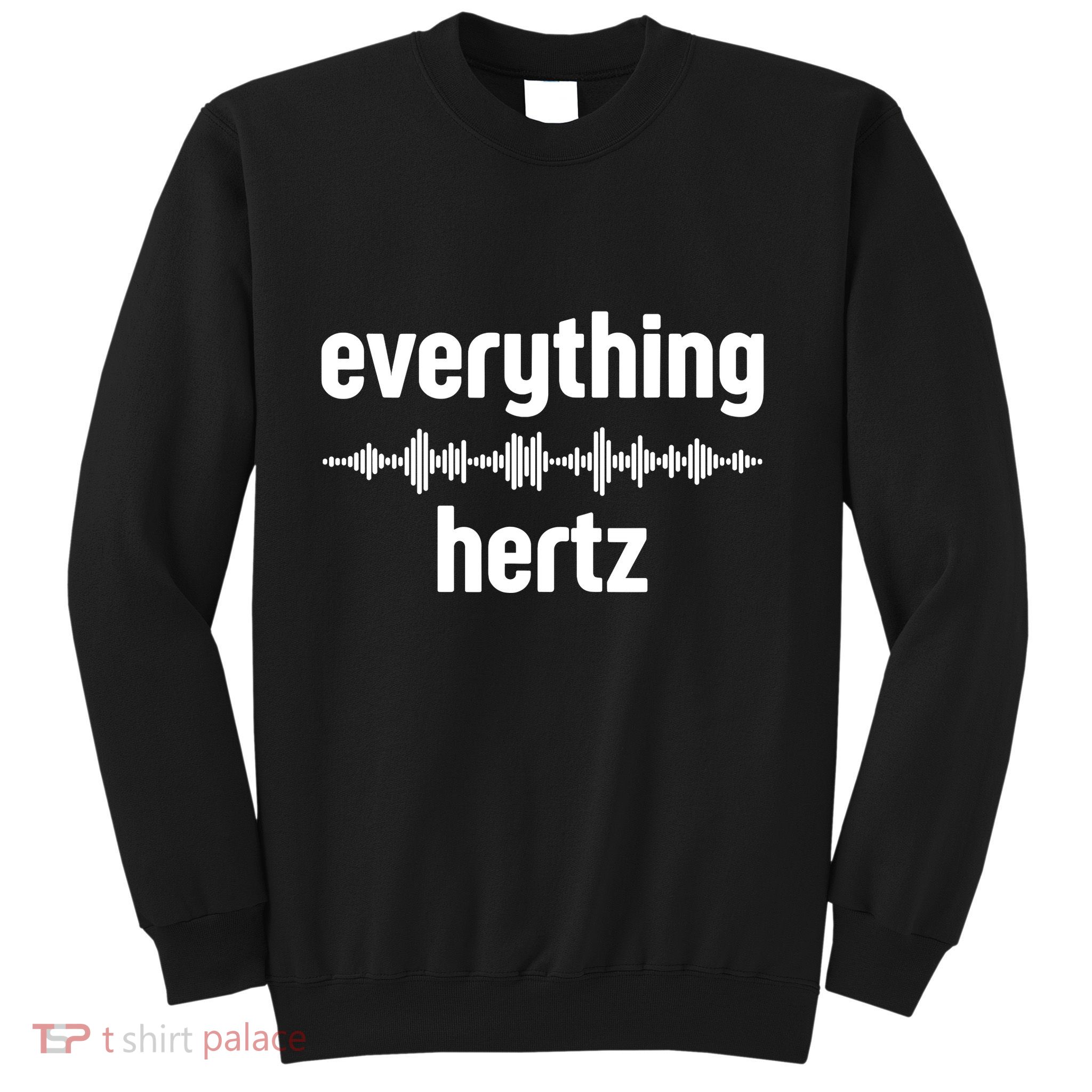 Audio Engineer Funny Sound Guy Studio Music Everything Hertz Sweatshirt