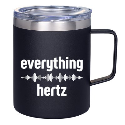 Audio Engineer Funny Sound Guy Studio Music Everything Hertz 12oz Stainless Steel Coffee Mug