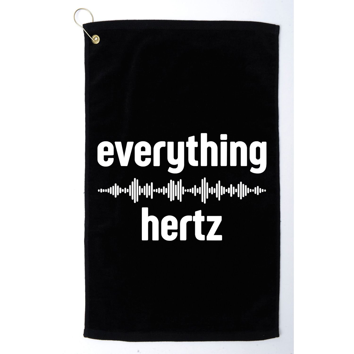 Audio Engineer Funny Sound Guy Studio Music Everything Hertz Golf Towel