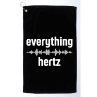 Audio Engineer Funny Sound Guy Studio Music Everything Hertz Golf Towel