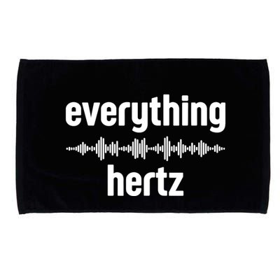 Audio Engineer Funny Sound Guy Studio Music Everything Hertz Microfiber Hand Towel
