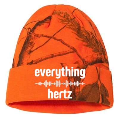 Audio Engineer Funny Sound Guy Studio Music Everything Hertz Kati Licensed 12" Camo Beanie