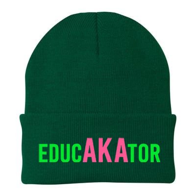 Aka Educator Funny Educators & Teacher Crew School Squad Knit Cap Winter Beanie