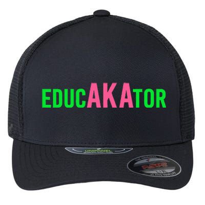 Aka Educator Funny Educators & Teacher Crew School Squad Flexfit Unipanel Trucker Cap