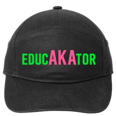 Aka Educator Funny Educators & Teacher Crew School Squad 7-Panel Snapback Hat