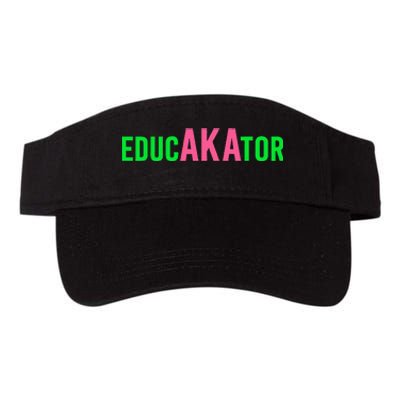 Aka Educator Funny Educators & Teacher Crew School Squad Valucap Bio-Washed Visor