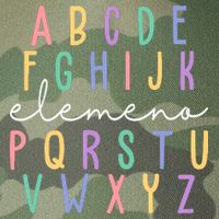 ABC ELEMENO Funny Alphabet Legacy Tie Dye Trucker Hat