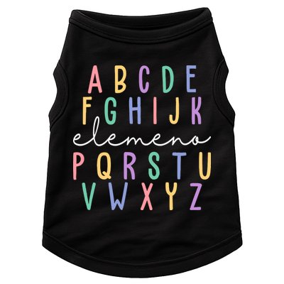 ABC ELEMENO Funny Alphabet Doggie Tank