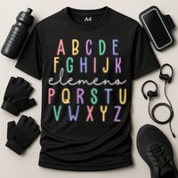 ABC ELEMENO Funny Alphabet Performance Shirt