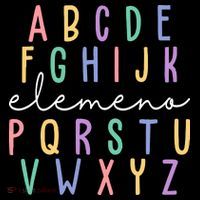 ABC ELEMENO Funny Alphabet T-Shirt