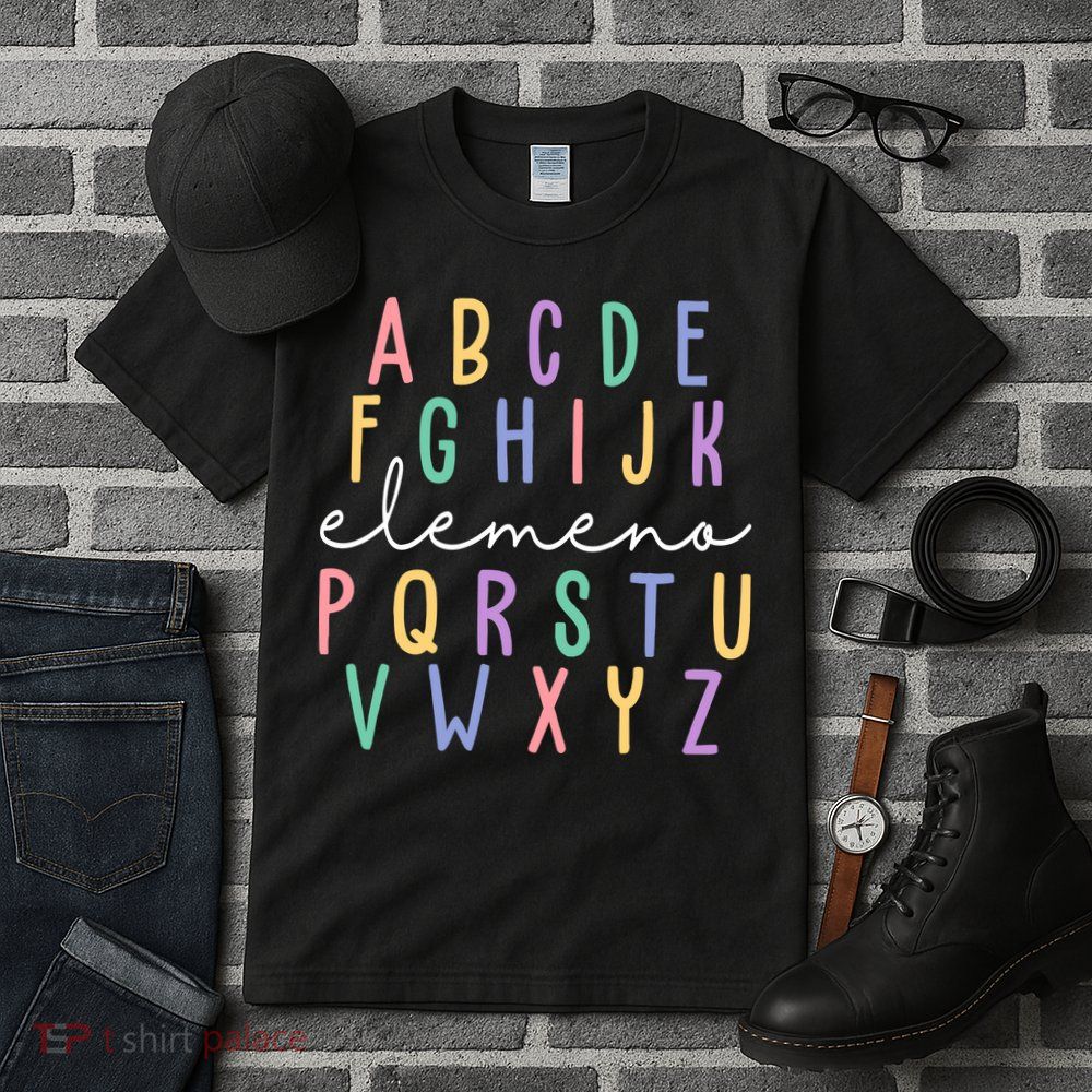 ABC ELEMENO Funny Alphabet Tall T-Shirt