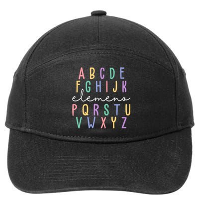 ABC ELEMENO Funny Alphabet 7-Panel Snapback Hat