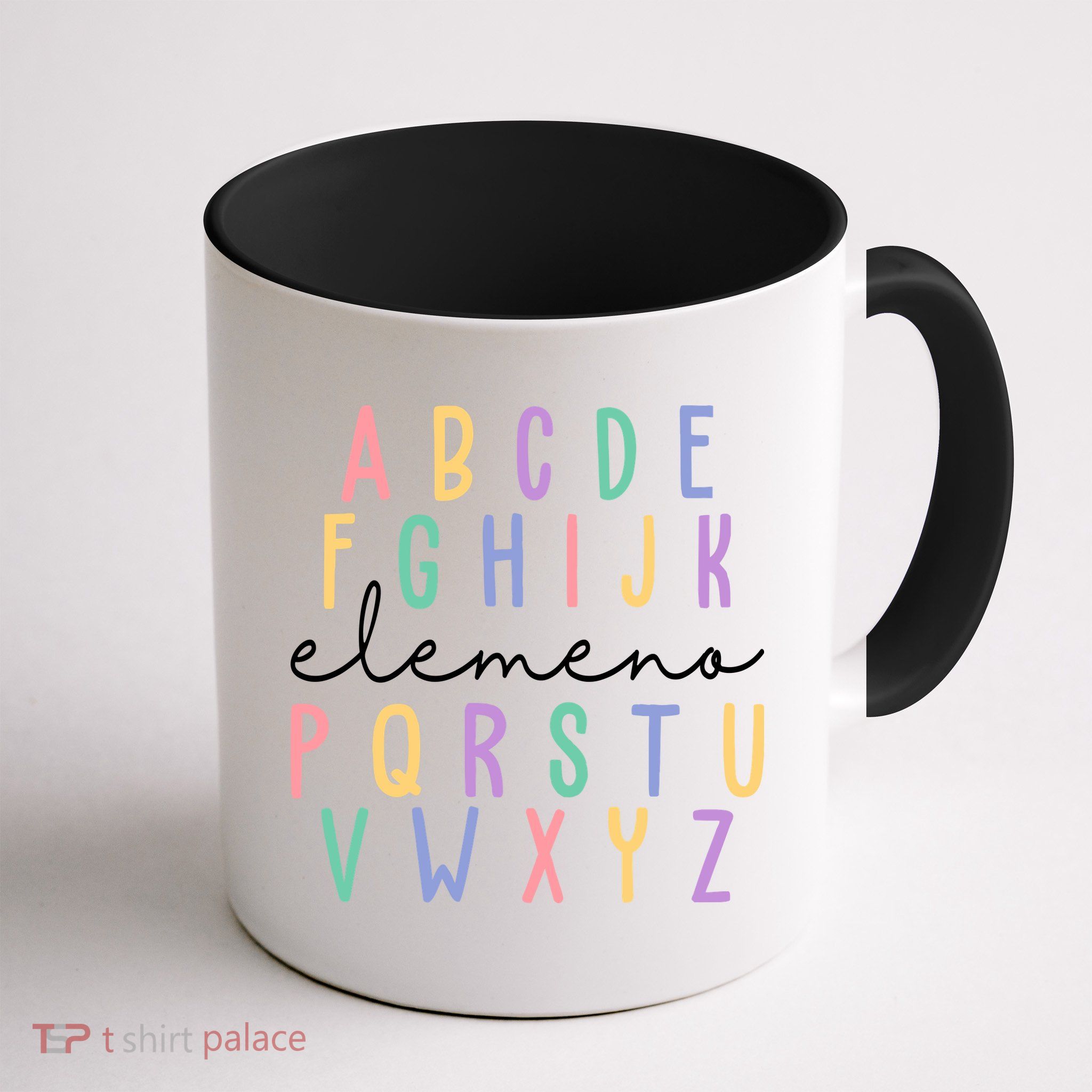 ABC ELEMENO Funny Alphabet Mug