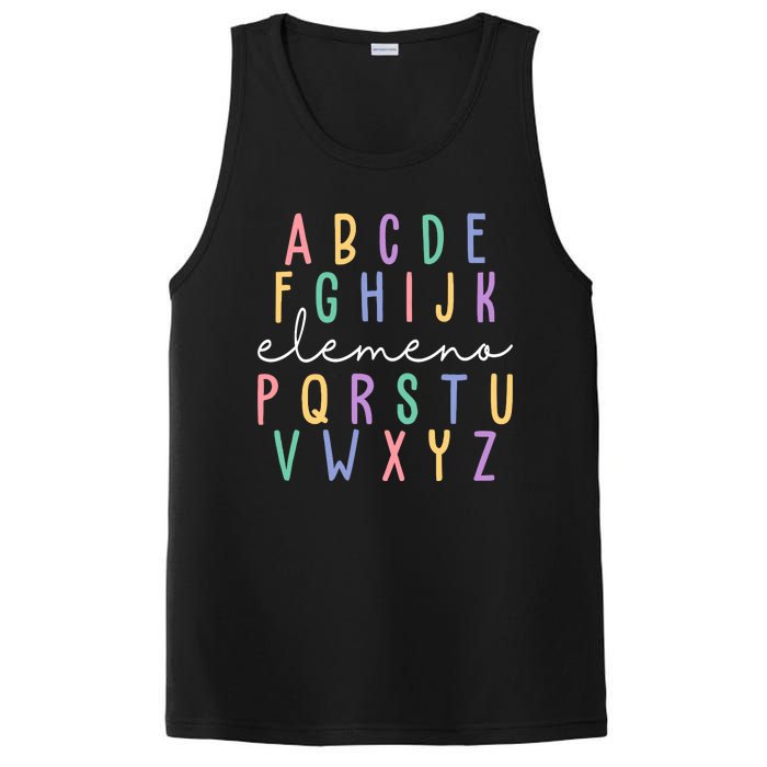 ABC ELEMENO Funny Alphabet PosiCharge Competitor Tank